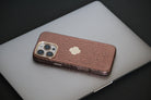 brown leather iphone cover