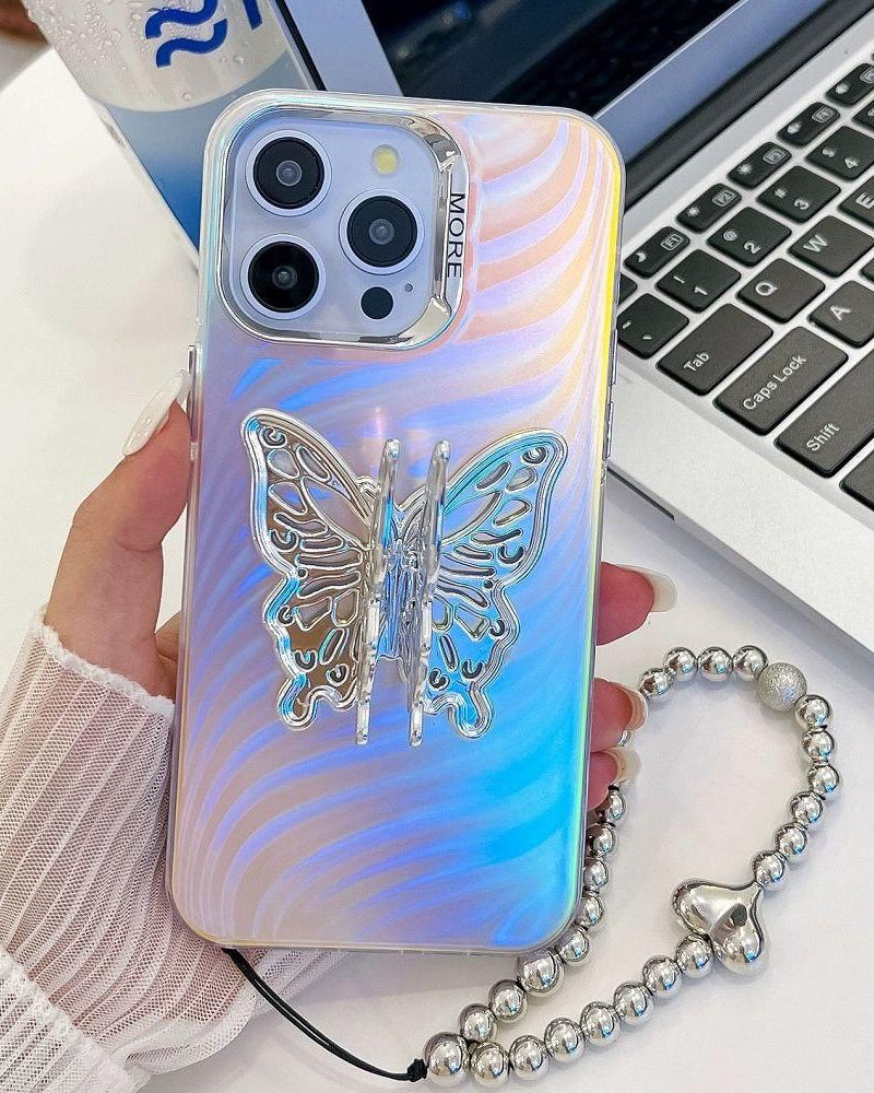 iPhone 14 case with butterfly holder