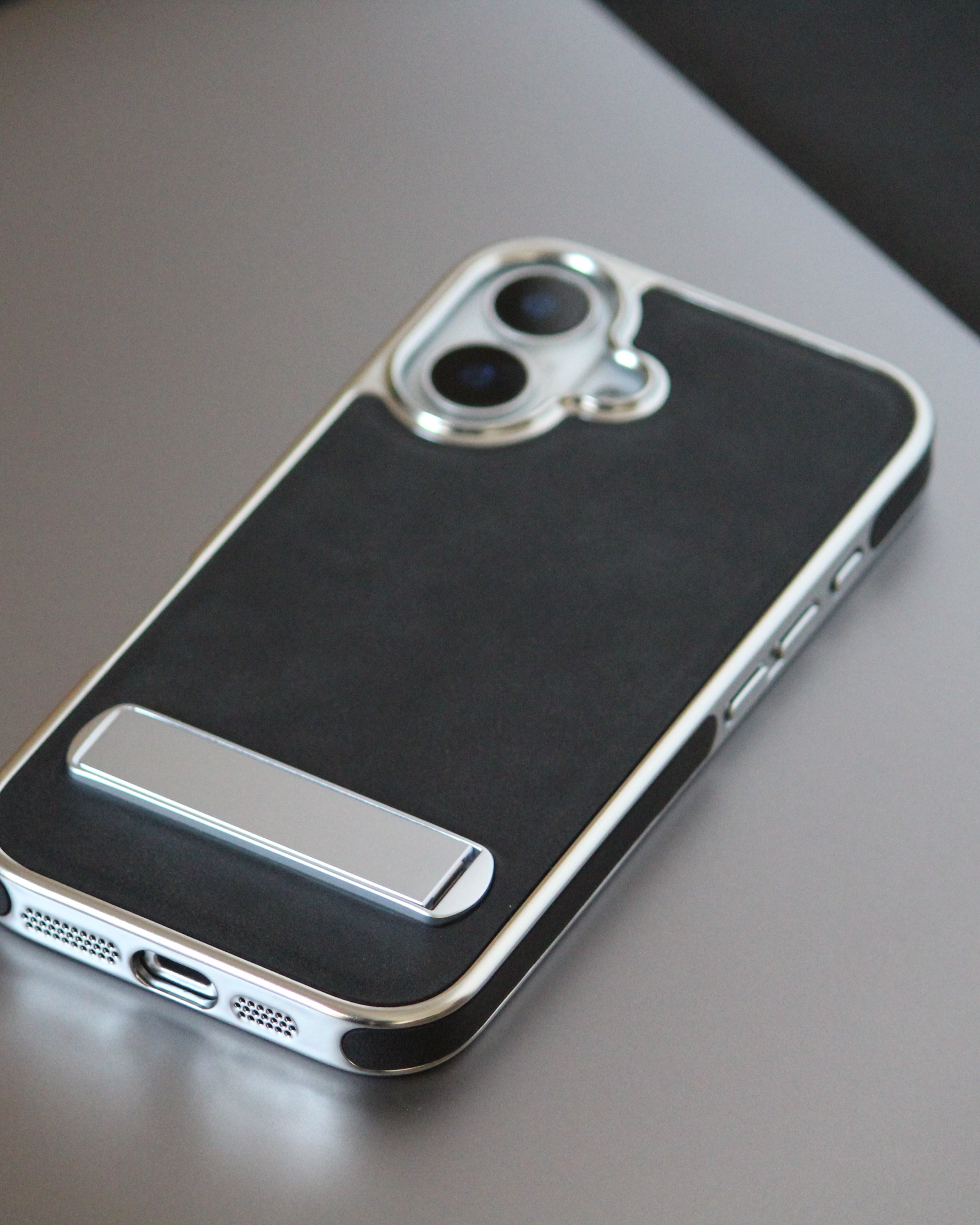 iPhone 17 Alcantara Leather Cover - protective case detail