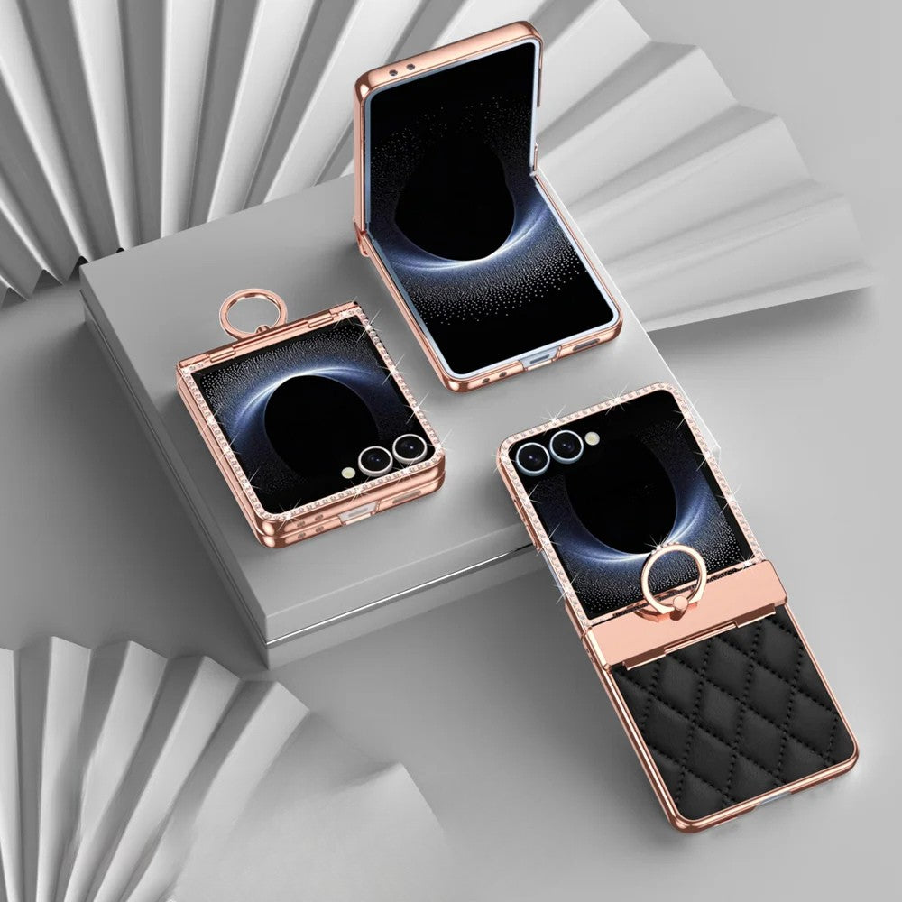 Luxury Ring Holder Premium Leather Cover – phone accessory by JustAndBest India