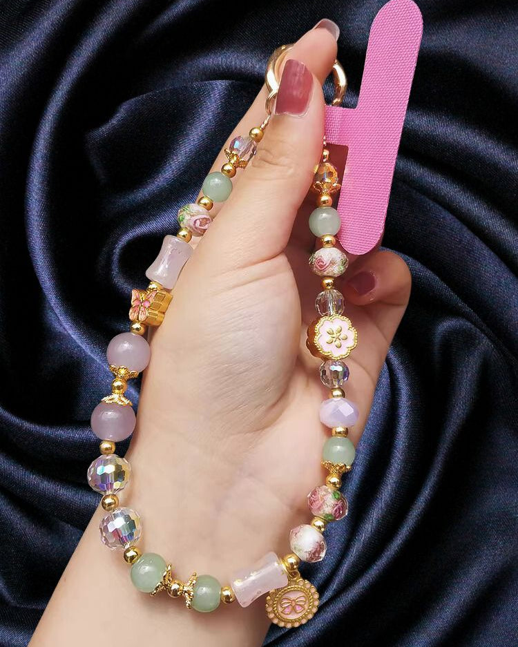 Exquisite 3D Butterfly Vintage Luxury Phone Charm - colour options
