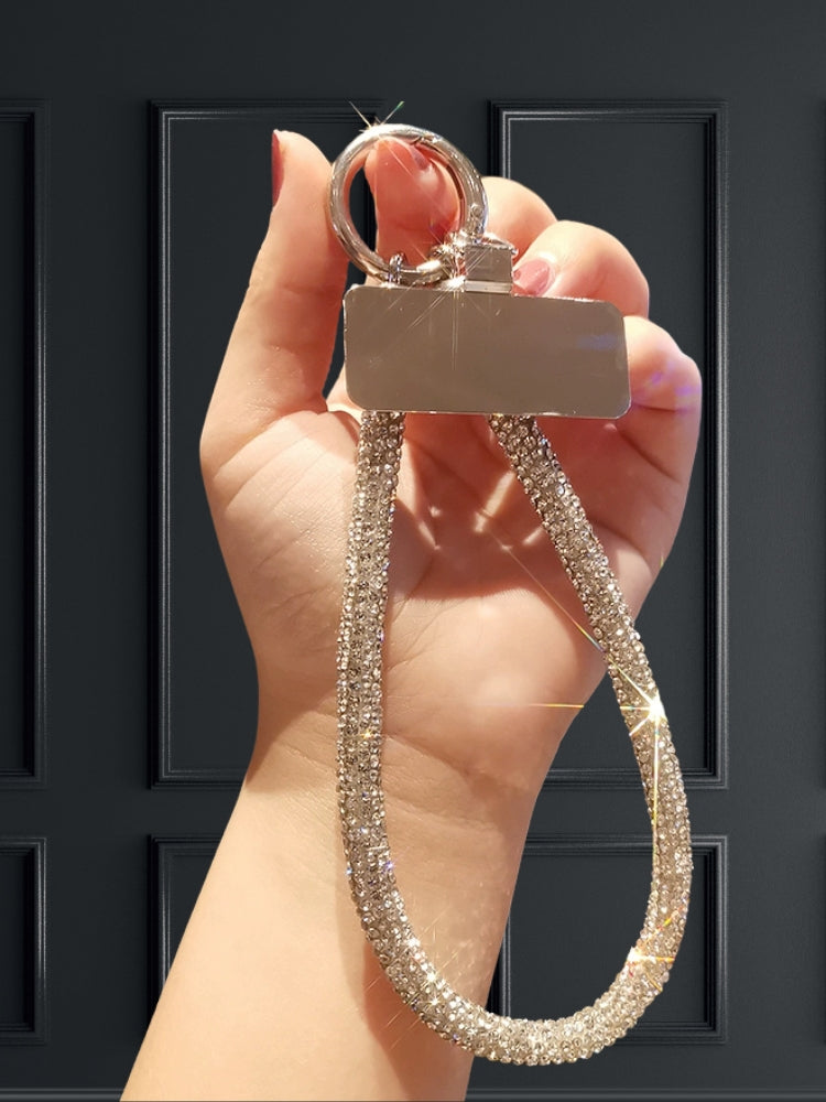 Elegant Diamond Rhinestones Phone Charm Lanyard – phone accessory by JustAndBest India