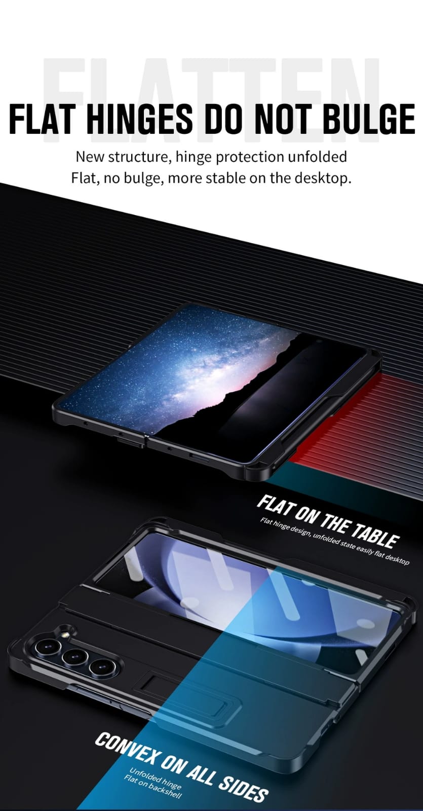 Samsung Galaxy Z Fold 3 Cover (with Stylus) - case features