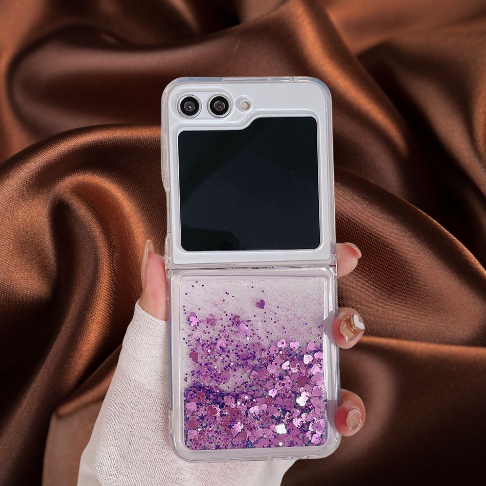 Elegant Moving Hearts Glitter Quicksand Cover iPhone cover – JustAndBest India