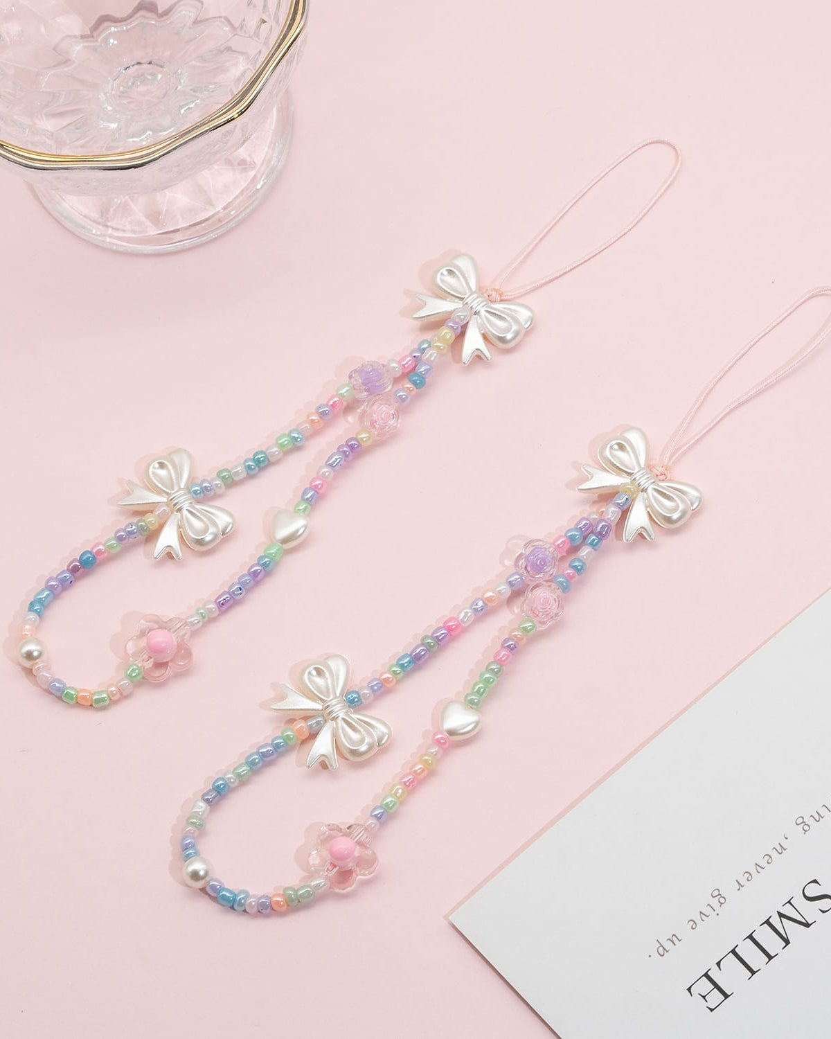 Bowknot Colourful Phone Charm - lifestyle