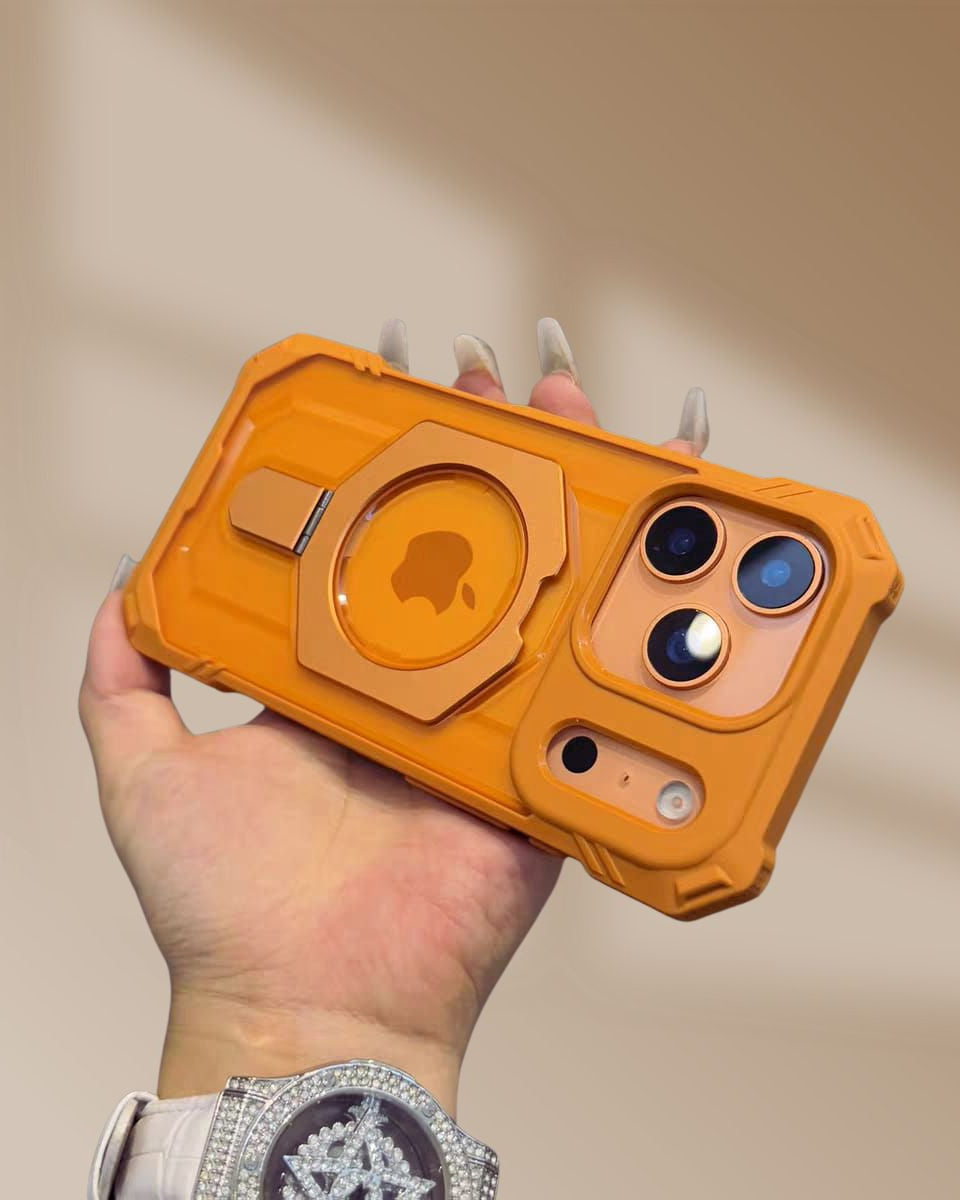 Metallic Stand Shockproof Armour Cover – phone accessory by JustAndBest India