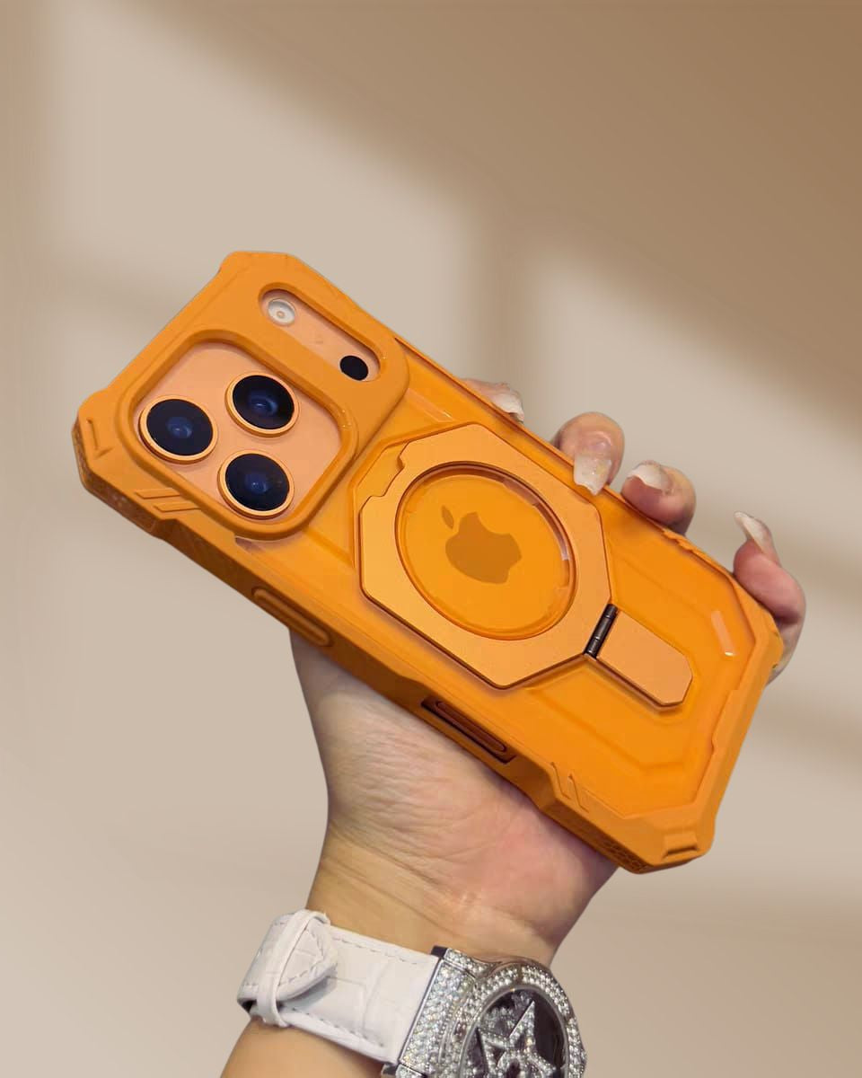 Metallic Stand Shockproof Armour Cover – phone accessory by JustAndBest India