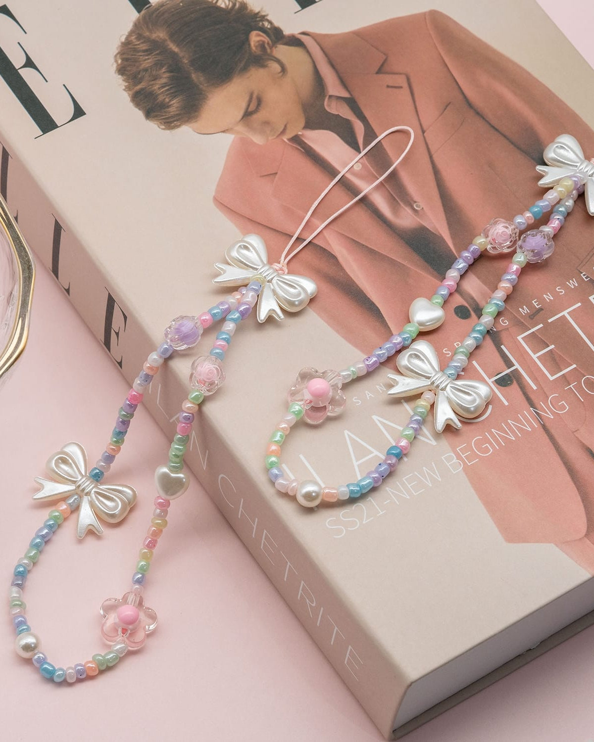 Bowknot Colourful Phone Charm - slim profile