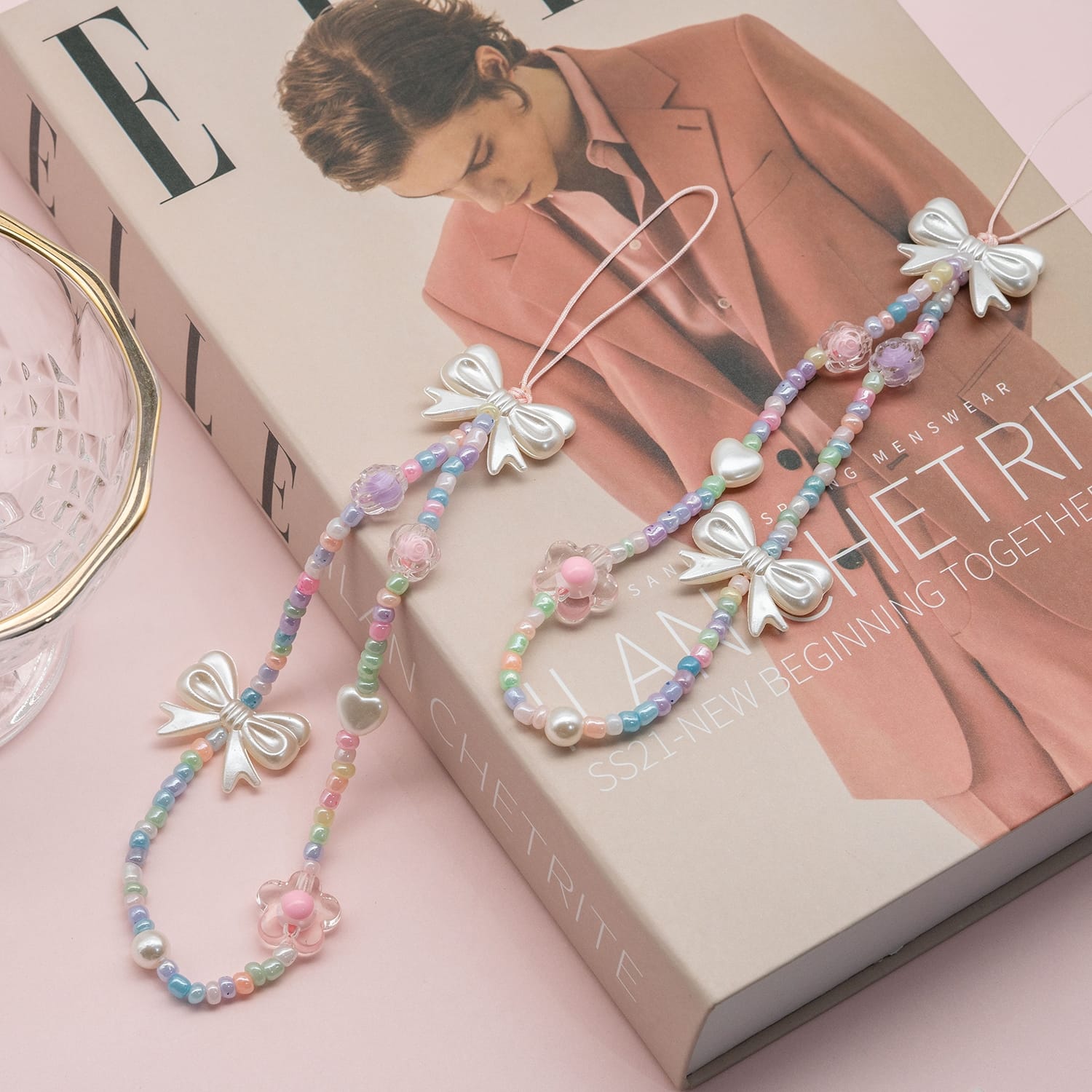 Bowknot Colourful Phone Charm - slim profile