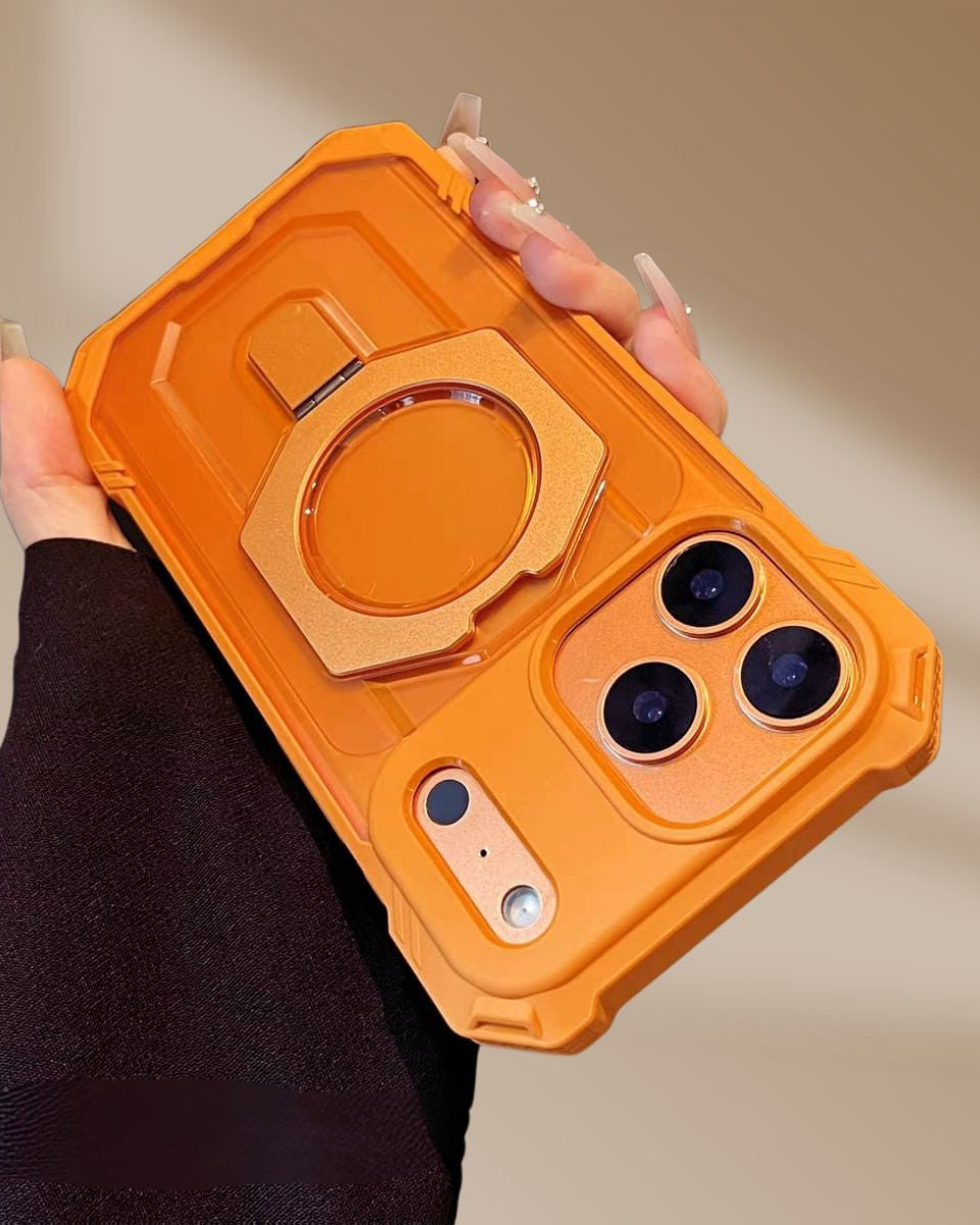 Metallic Stand Shockproof Armour Cover – phone accessory by JustAndBest India