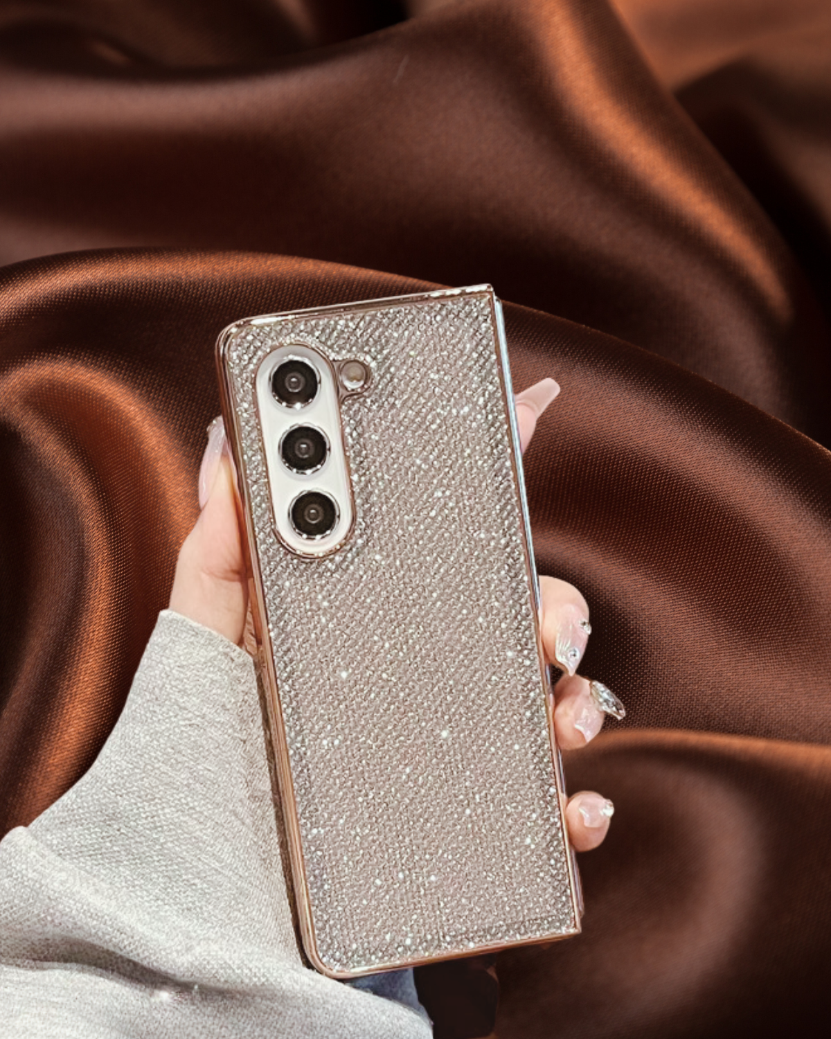 premium glitter cover z fold 5