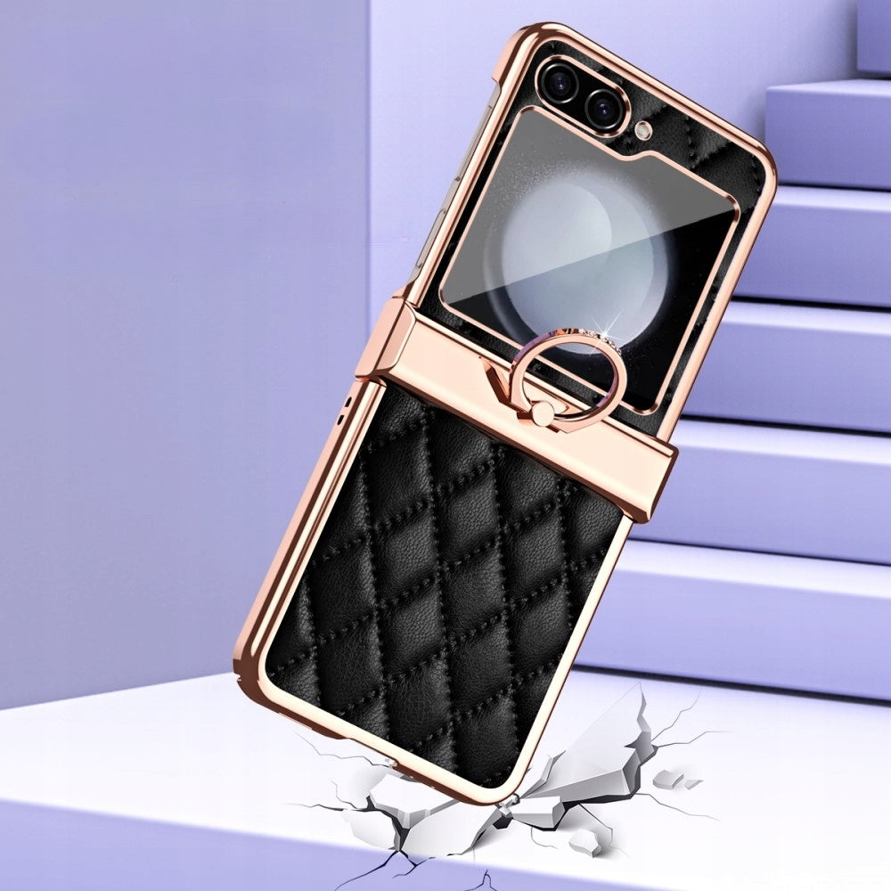 Luxury Ring Holder Premium Leather Cover – phone accessory by JustAndBest India