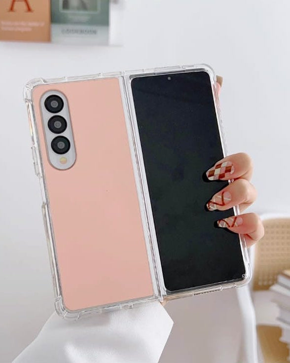 rose gold mirror cover fold 4