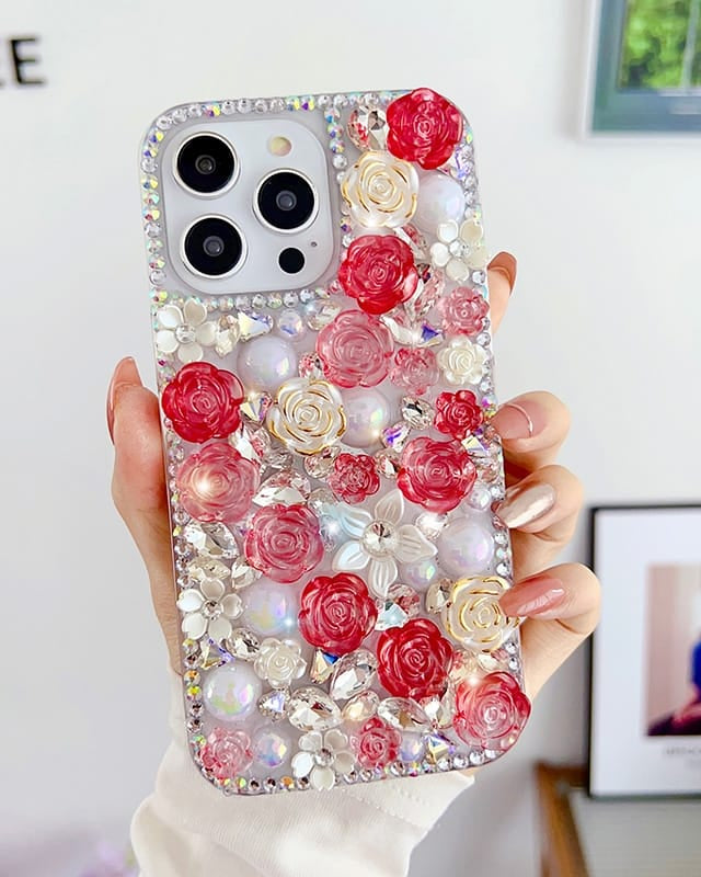 rose cover iphone 14 pro max