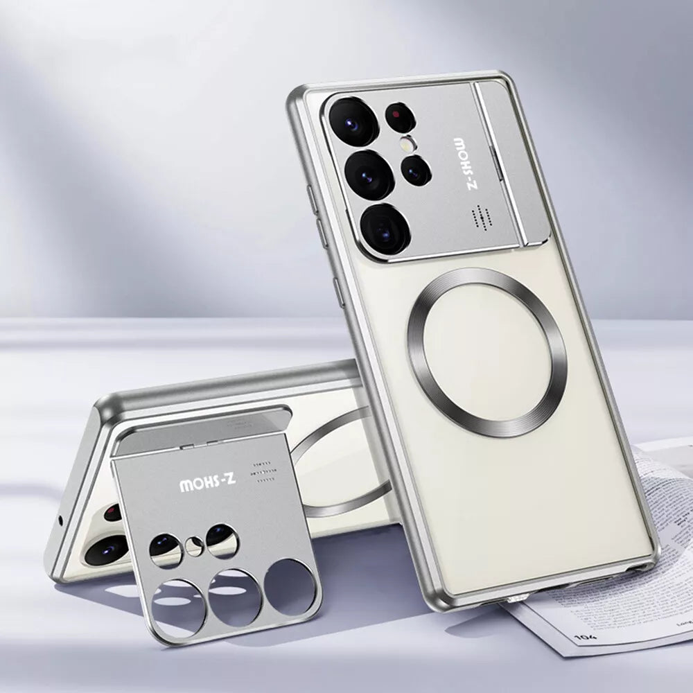 Metallic Alloy 360 Degrees Protection Luxury Glass Cover