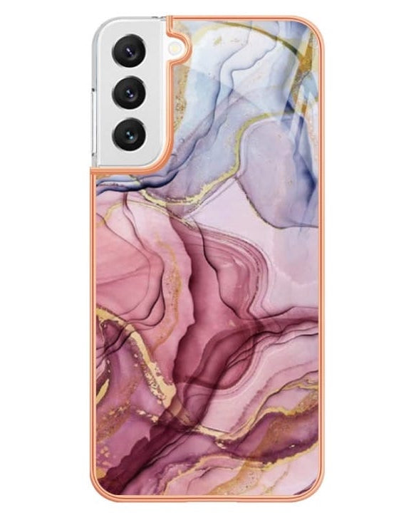 Samsung Galaxy S21 FE Glossy Marble Pattern Case | Designer Case