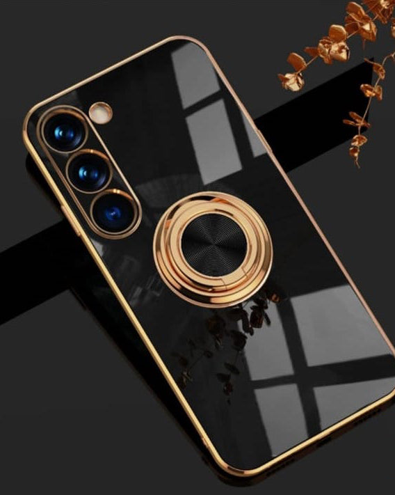 Gold Electroplated Ring Holder Cover – phone accessory by JustAndBest India