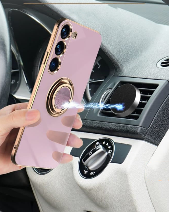 Gold Electroplated Ring Holder Cover – phone accessory by JustAndBest India