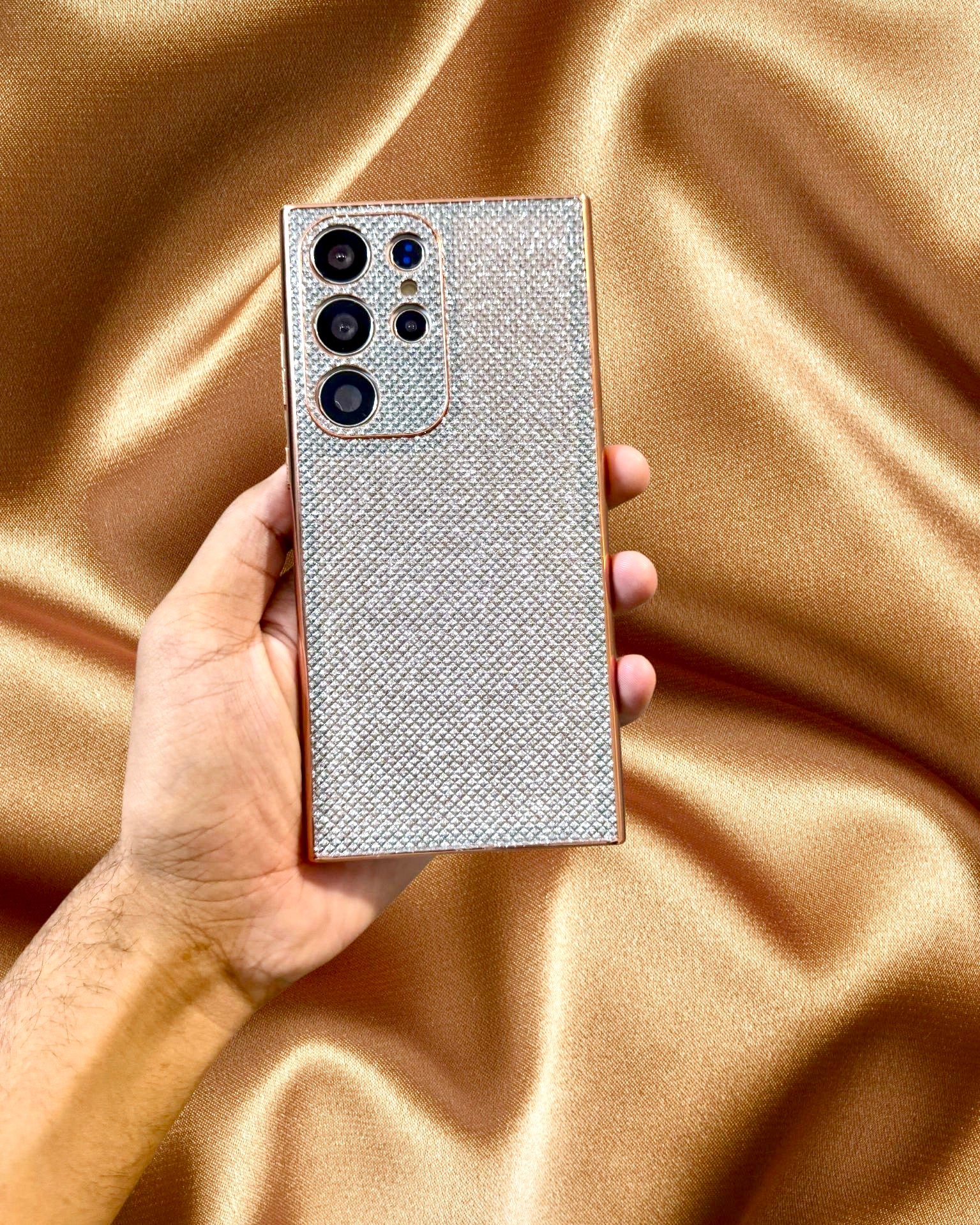 Zazzy Bling Glitter 3D Diamond Pattern Luxury Cover iPhone cover – JustAndBest India