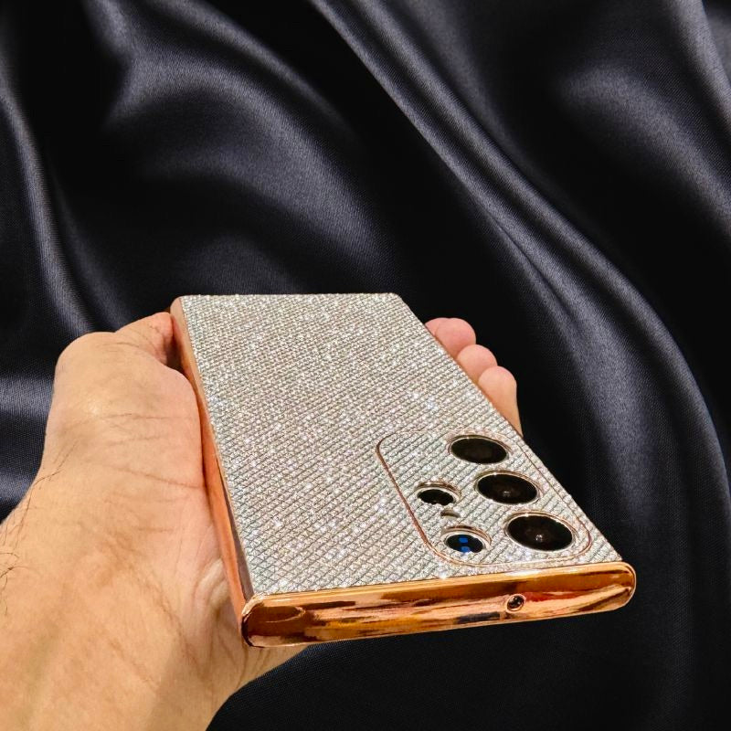 Samsung Galaxy S24 Zazzy Bling Glitter 3D Diamond Pattern Cover - protective case detail