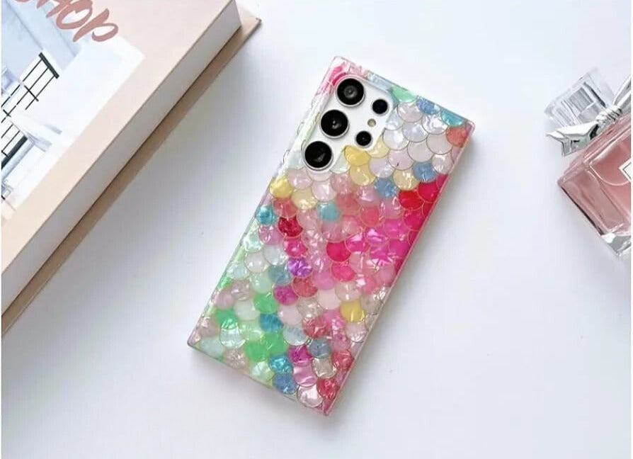 Samsung Galaxy S25 Mermaid Pattern Glossy Cover - case features