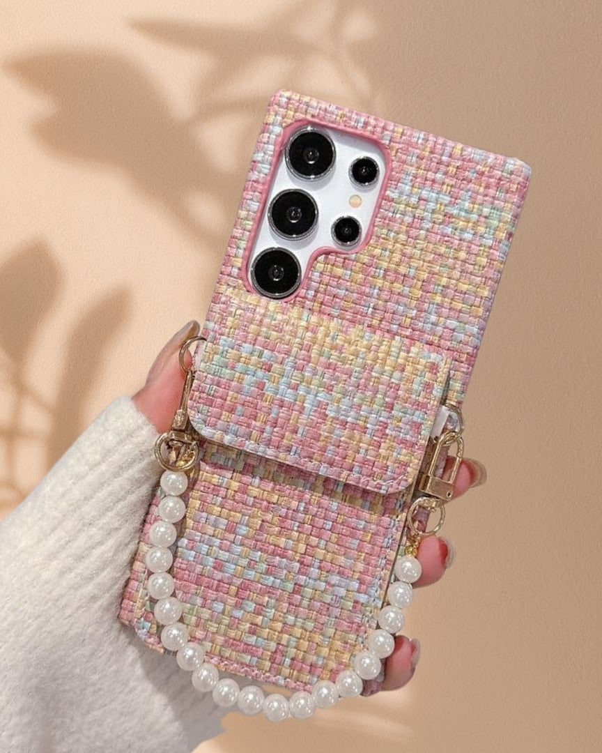 Cute Pearl Bracelet Wallet Cover iPhone cover – JustAndBest India