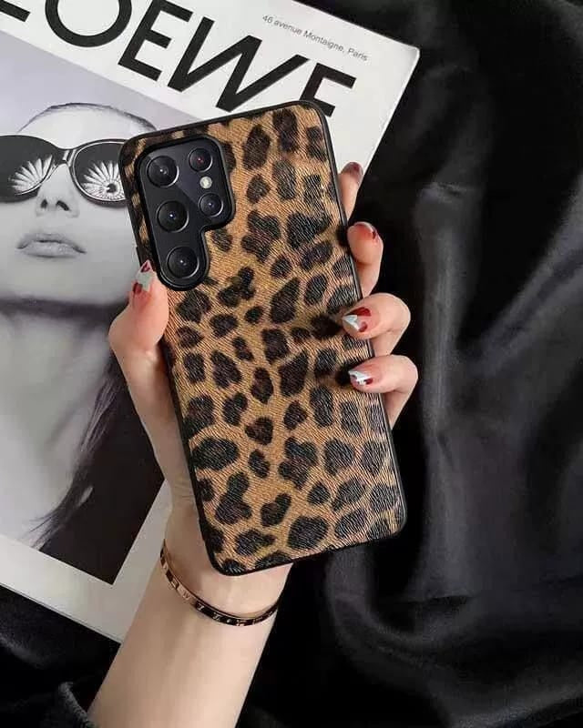 Samsung Galaxy S25 Series Leopard Style Matte Cover | Slim Matte Cover