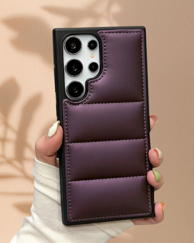 Samsung Galaxy S25 Series Matte Finish Puffed Cover | Slim Matte Cover