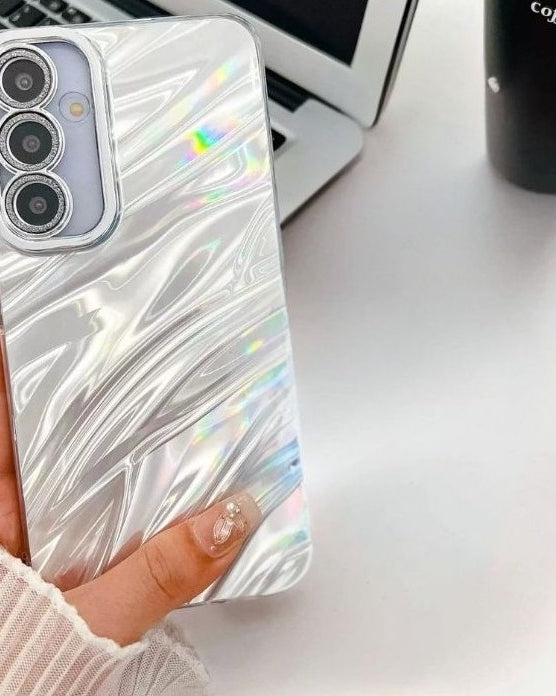 Samsung Galaxy S25 Series Zazzy 3D Shining Effect Cover - phone case