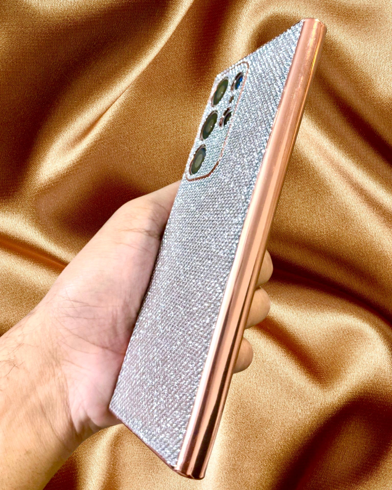 Zazzy Bling Glitter 3D Diamond Pattern Luxury Cover iPhone cover – JustAndBest India