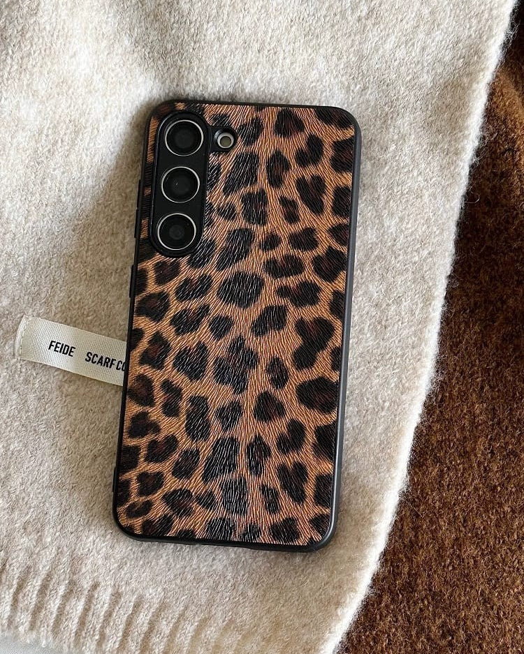Samsung Galaxy S25 Series Leopard Style Matte Cover - colour options