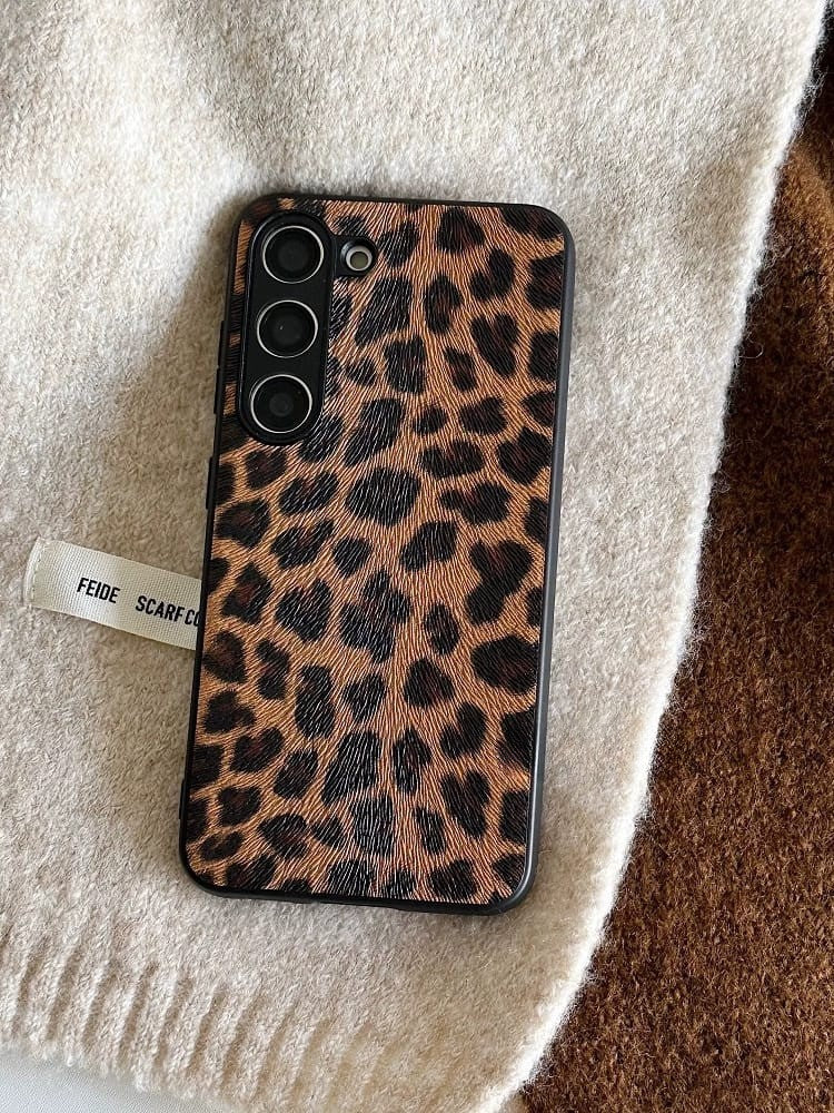 Samsung Galaxy S25 Series Leopard Style Matte Cover - colour options