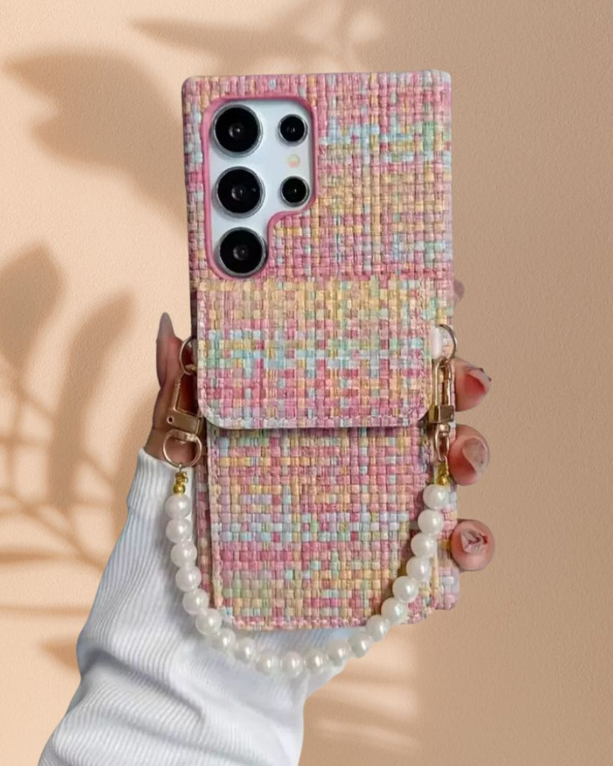 Cute Pearl Bracelet Wallet Cover iPhone cover – JustAndBest India