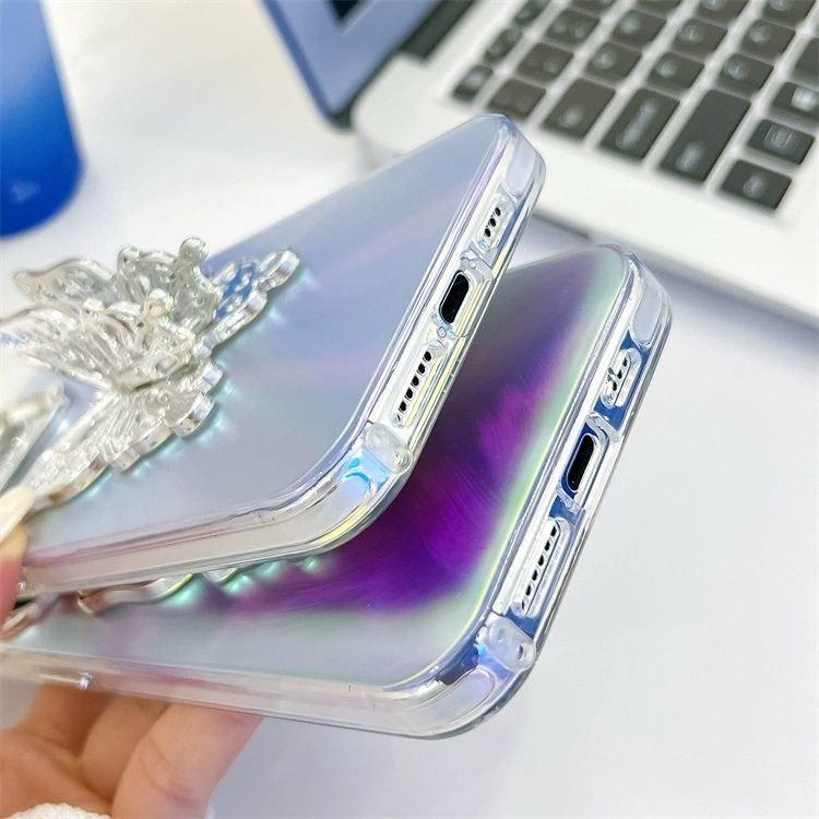 iPhone 15 3D Butterfly Holder Cover - protective case detail