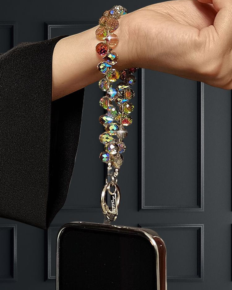 Aurora Effect Crystals Luxury Phone Charm - lifestyle