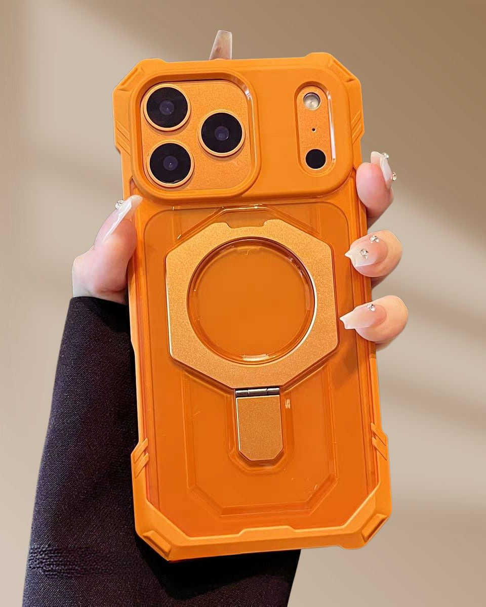 Metallic Stand Shockproof Armour Cover – phone accessory by JustAndBest India