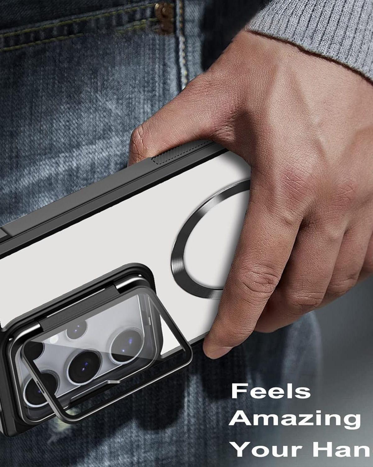 Air Cushioned Magsafe Lens Protection Cover iPhone cover – JustAndBest India