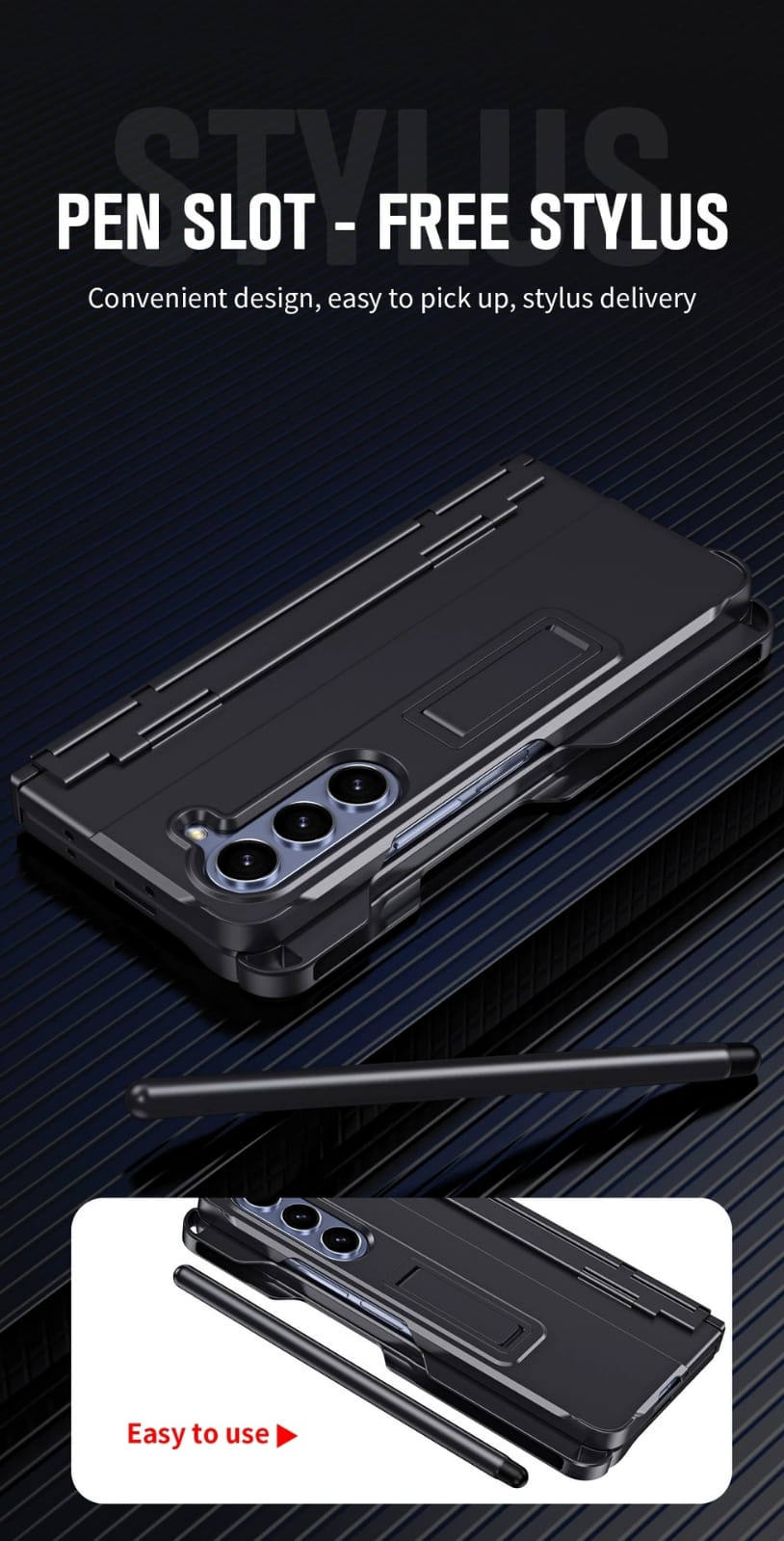 Samsung Galaxy Z Fold 3 Cover (with Stylus) - lifestyle