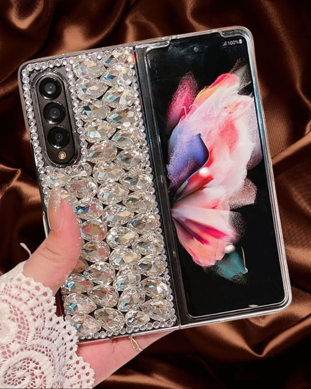 z fold 5 case with rhinestones