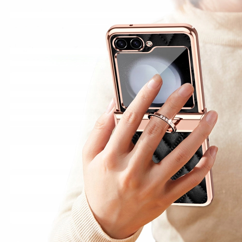 Luxury Ring Holder Premium Leather Cover – phone accessory by JustAndBest India