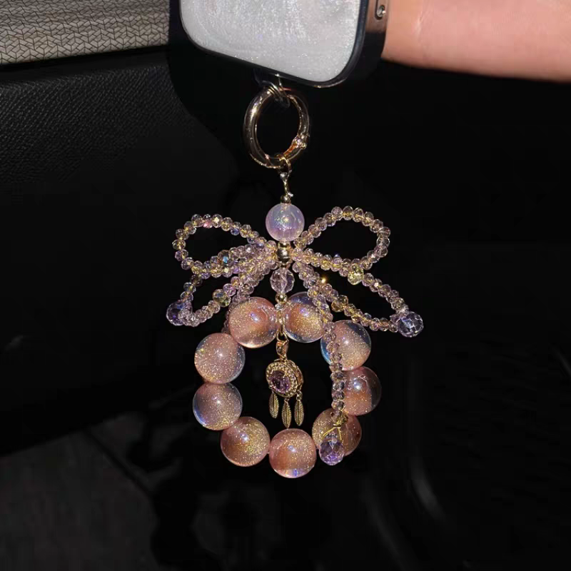 Crystal Bow Phone Charm Lanyard - lifestyle