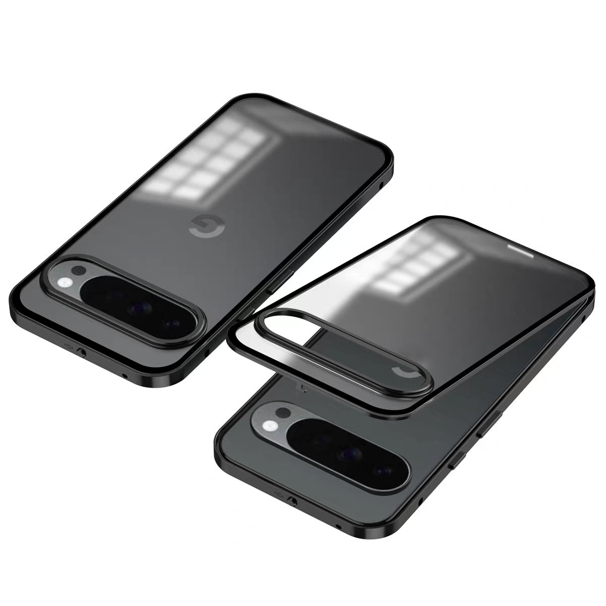 Google Pixel 10 Metallic Frosted Bumper Cover - slim profile