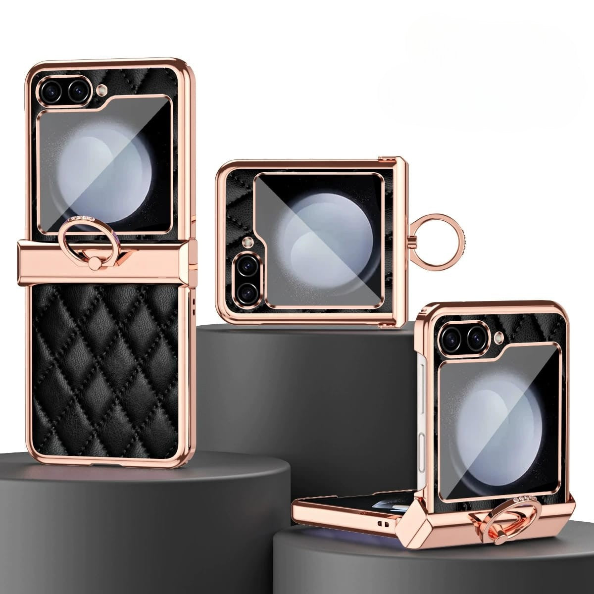 Luxury Ring Holder Premium Leather Cover – phone accessory by JustAndBest India