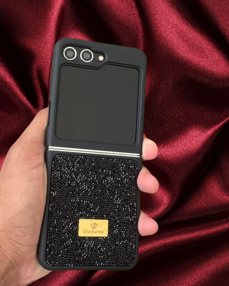 Samsung Galaxy Z Flip 5 case with rhinestones