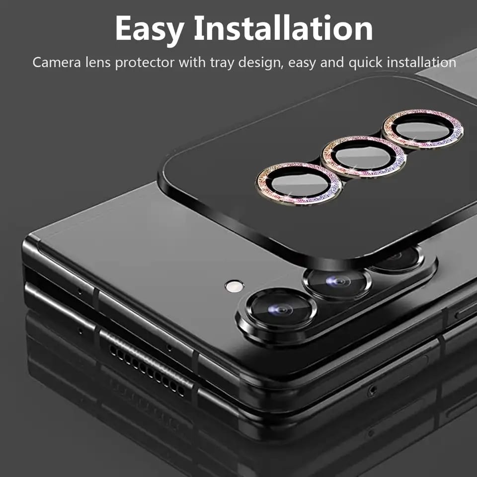 Samsung Galaxy Z Fold 5 Shining Colourful Camera Lens Protector - phone case