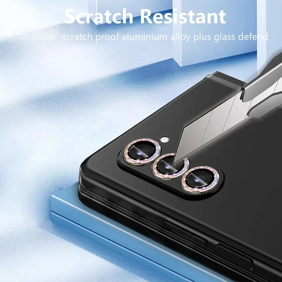 Samsung Galaxy Z Fold 5 Shining Colourful Camera Lens Protector - case features