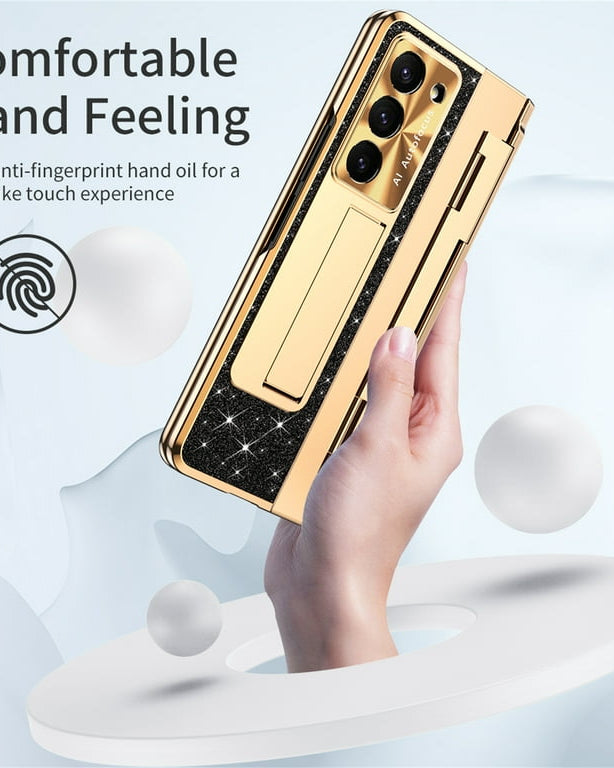 Samsung Galaxy Z Fold 6 Bling Glitter Electroplated Cover() - lifestyle