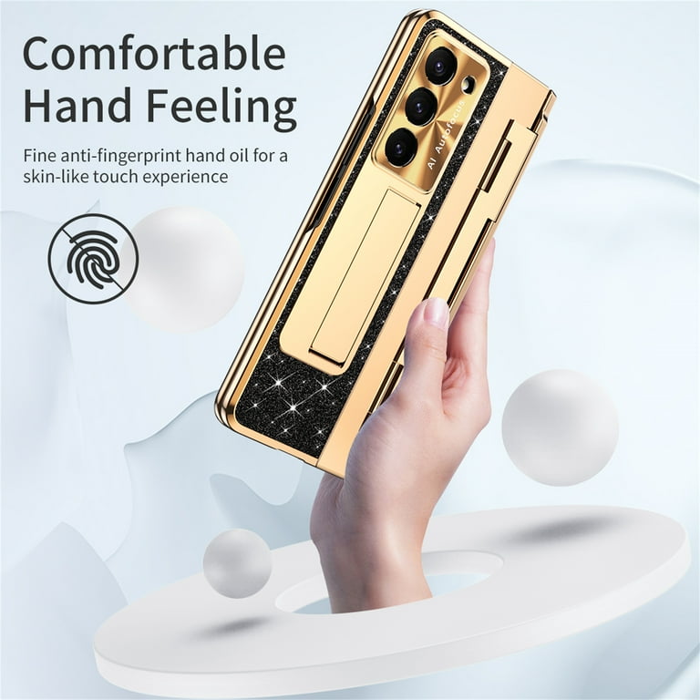 Samsung Galaxy Z Fold 6 Bling Glitter Electroplated Cover() - lifestyle