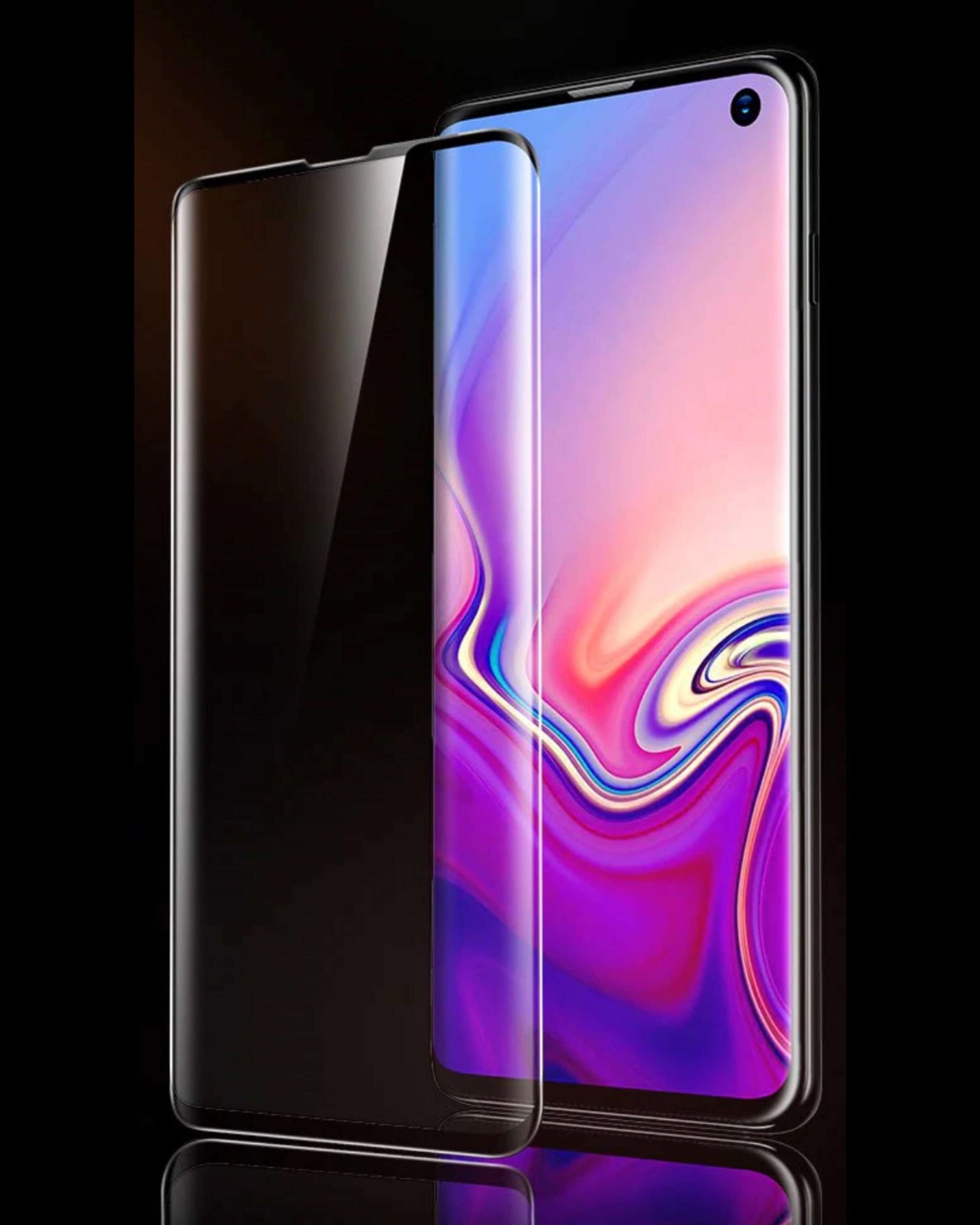 10D Titanium Curved Edges Tempered Glass for Samsung Galaxy S10 Plus.-Samsung Galaxy S10 Cover-Samsung Galaxy S10-JustAndBest.com