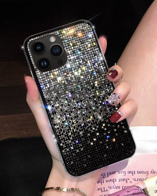 Bling Gradient Rhinestones Luxury Cover